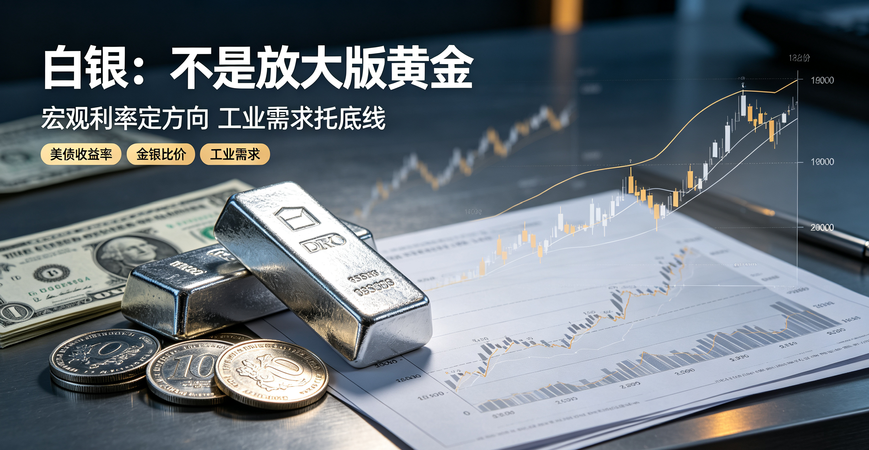 白银波动反复跳脱!别拿黄金逻辑直接套用,双重属性才是行情根源