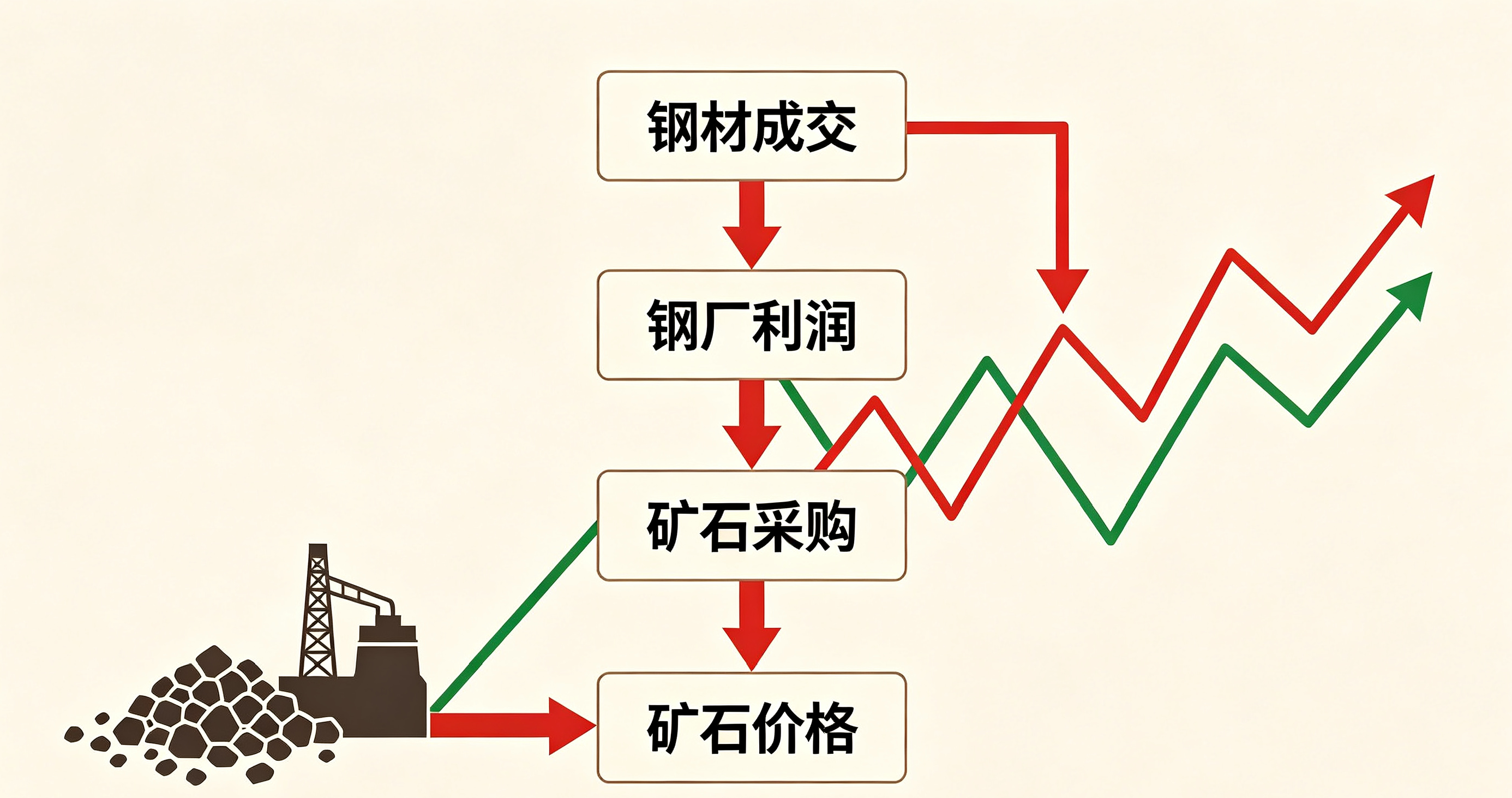 铁矿石期货 09‑10:被动跟随的原料,别被旺季预期牵着走示意图 铁矿石期货 09‑10:被动跟随的原料,别被旺季预期牵着走示意图