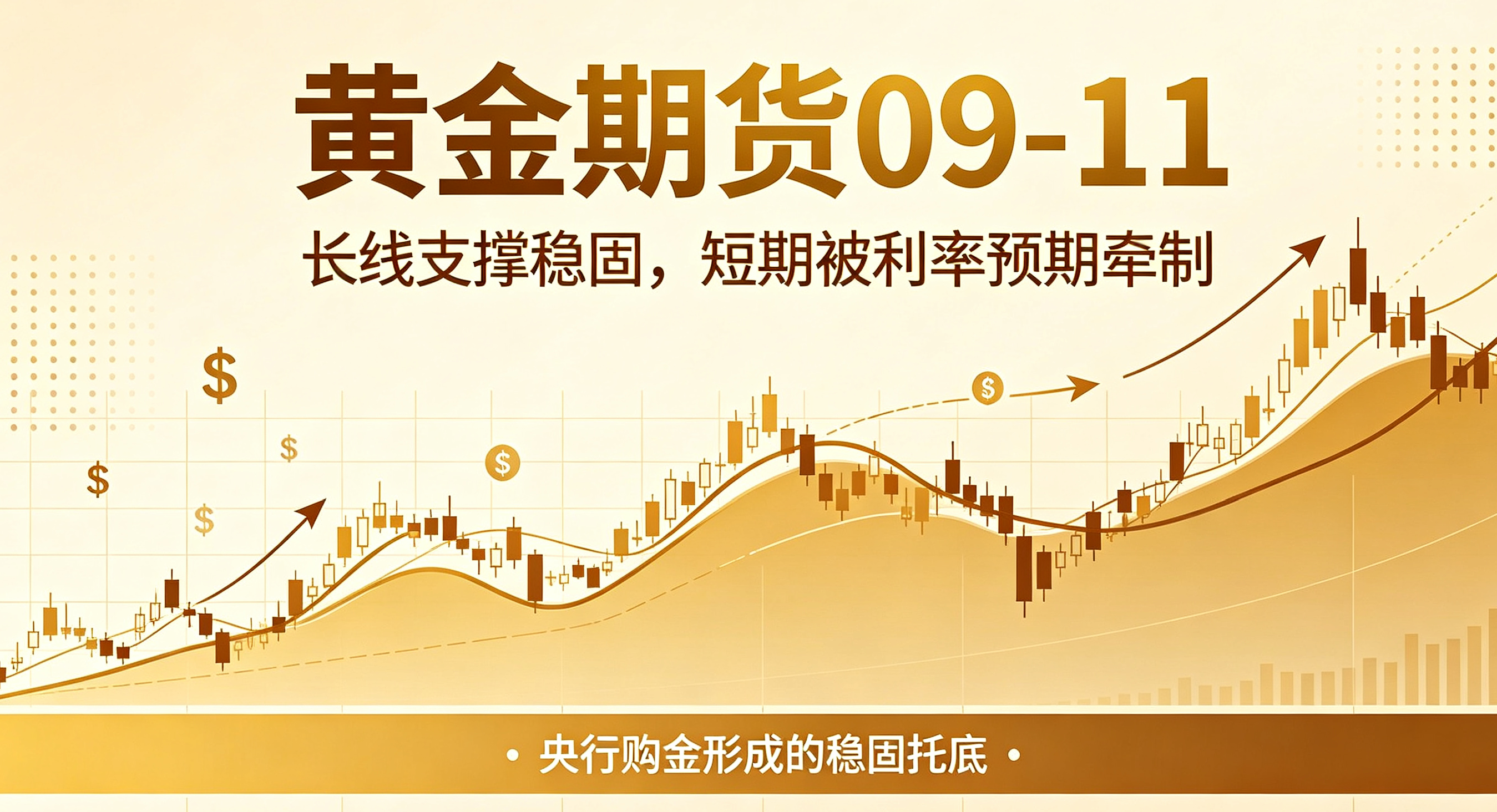 黄金期货 09‑11:长线支撑稳固,短期被利率预期牵制