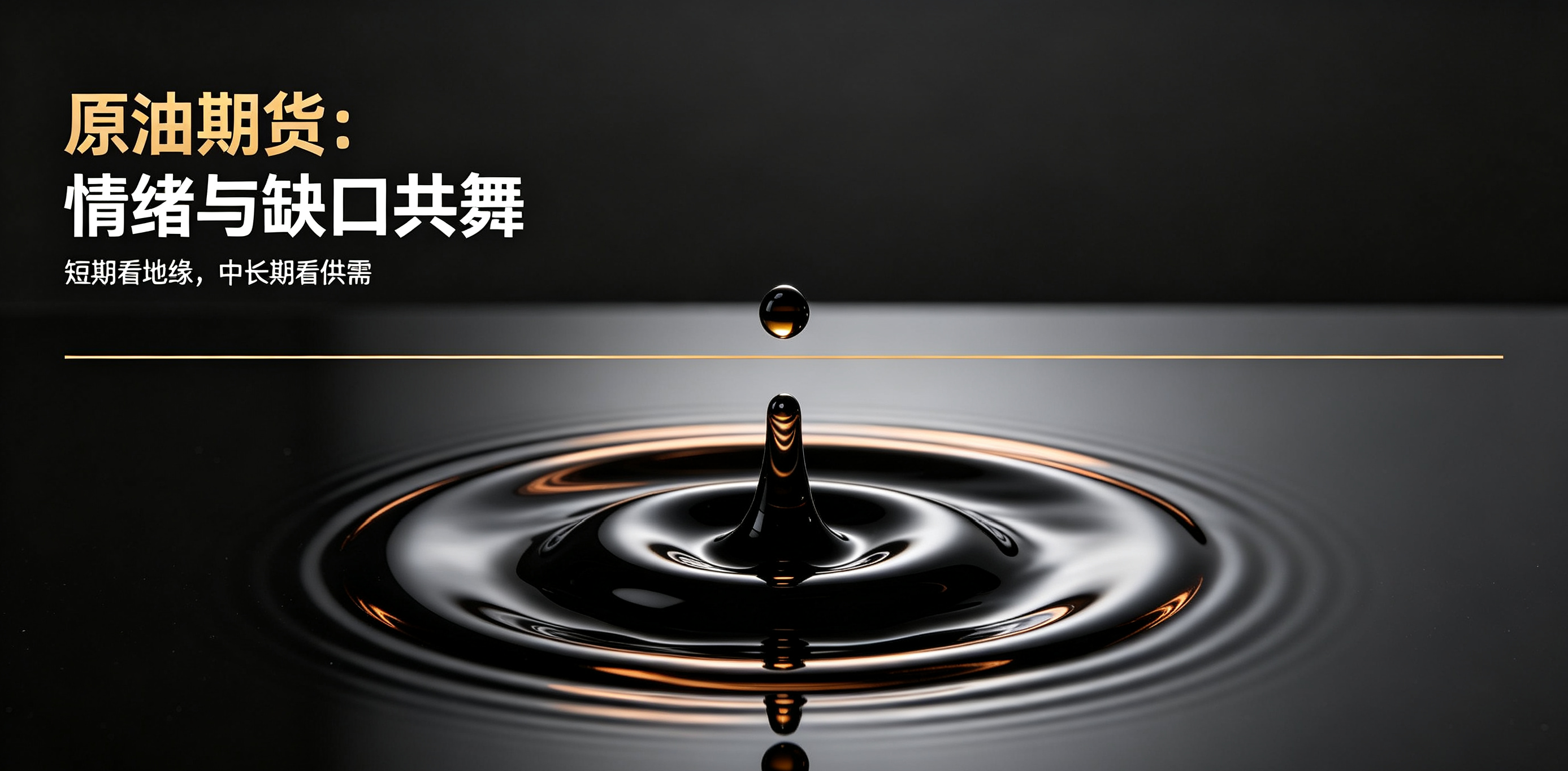 原油期货：高位震荡博弈，地缘情绪+供需缺口双驱动