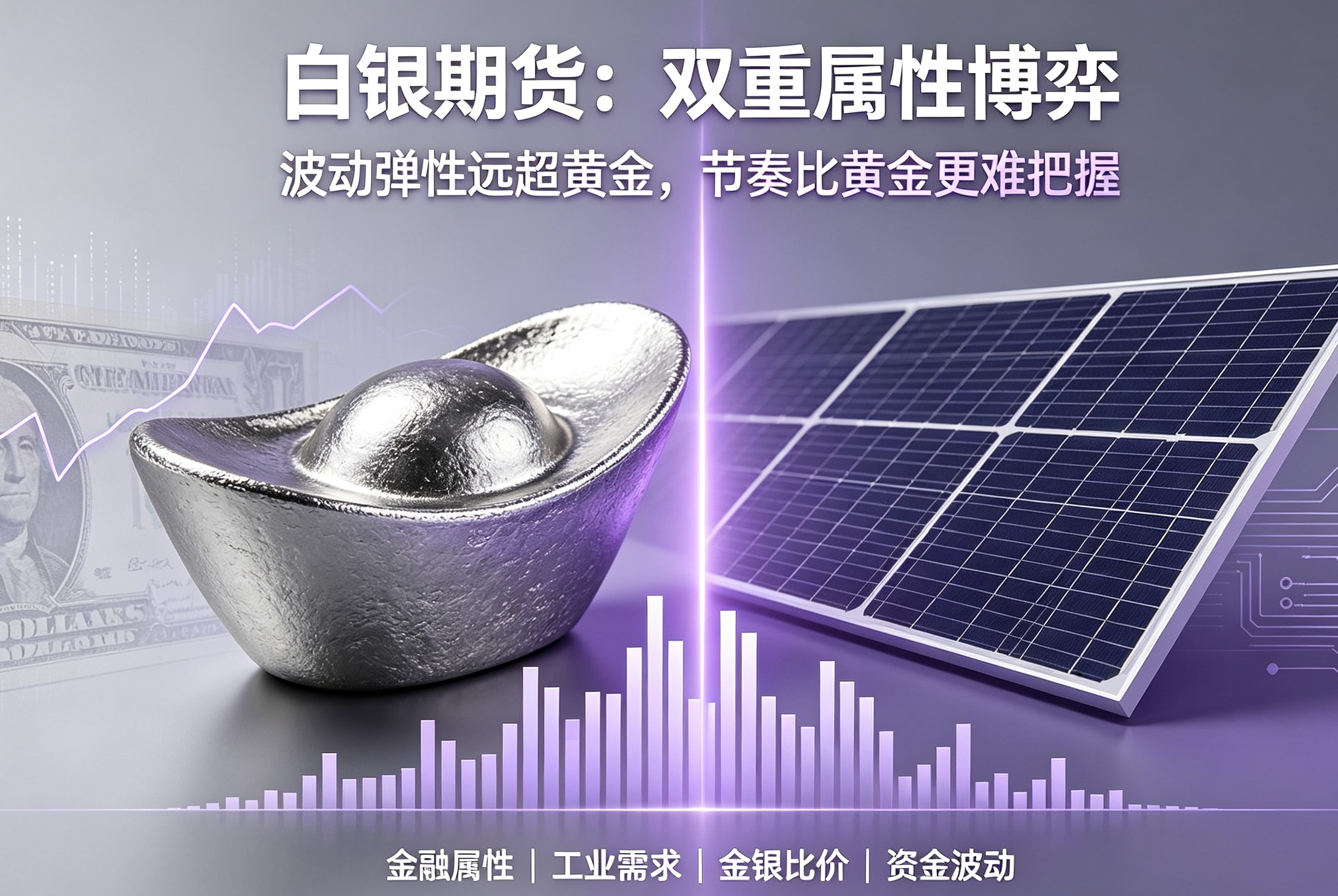 白银期货：双重属性博弈，弹性远超黄金